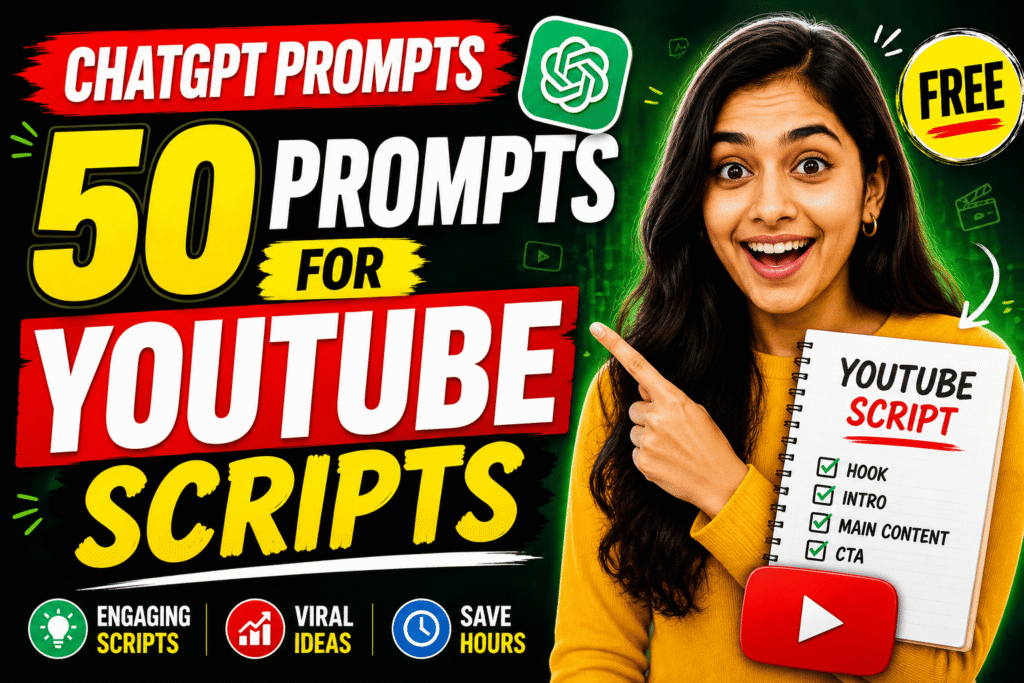 Best ChatGPT Prompts for YouTube Scripts - AIPromptWala | AI Prompts ...
